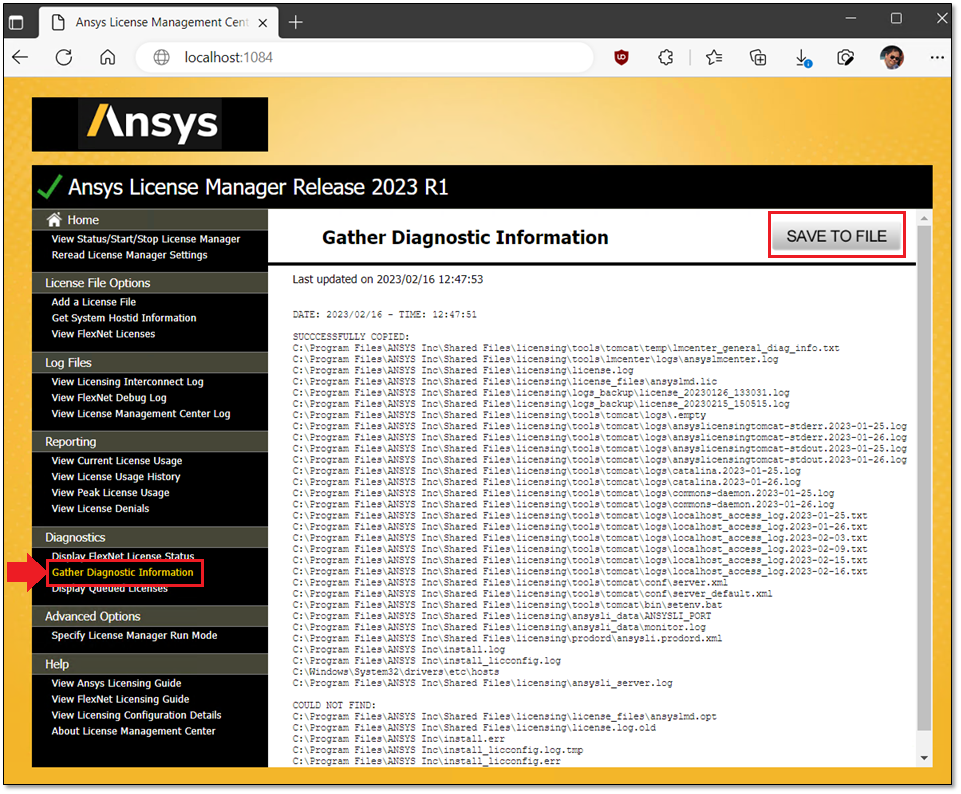 Ansys license management center overview ansys optics