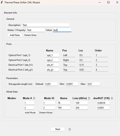 Thermal phase shifter data collection wizard – Ansys Optics
