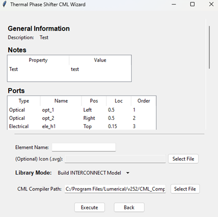 Thermal phase shifter data collection wizard – Ansys Optics