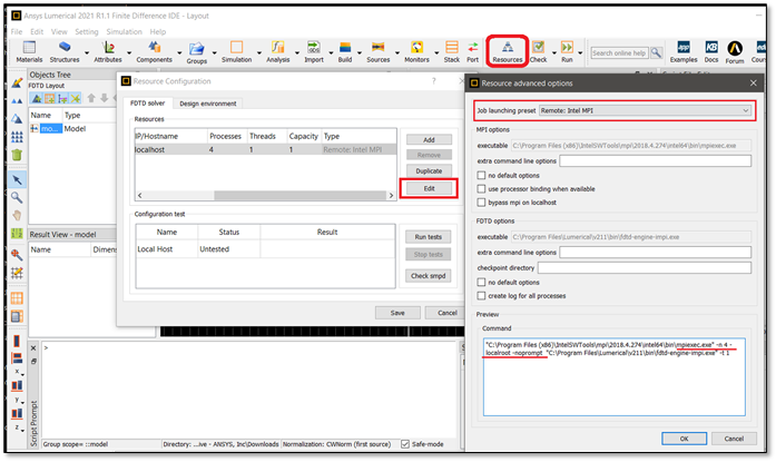 How To Run Simulations With Intel MPI On Windows Ansys Optics